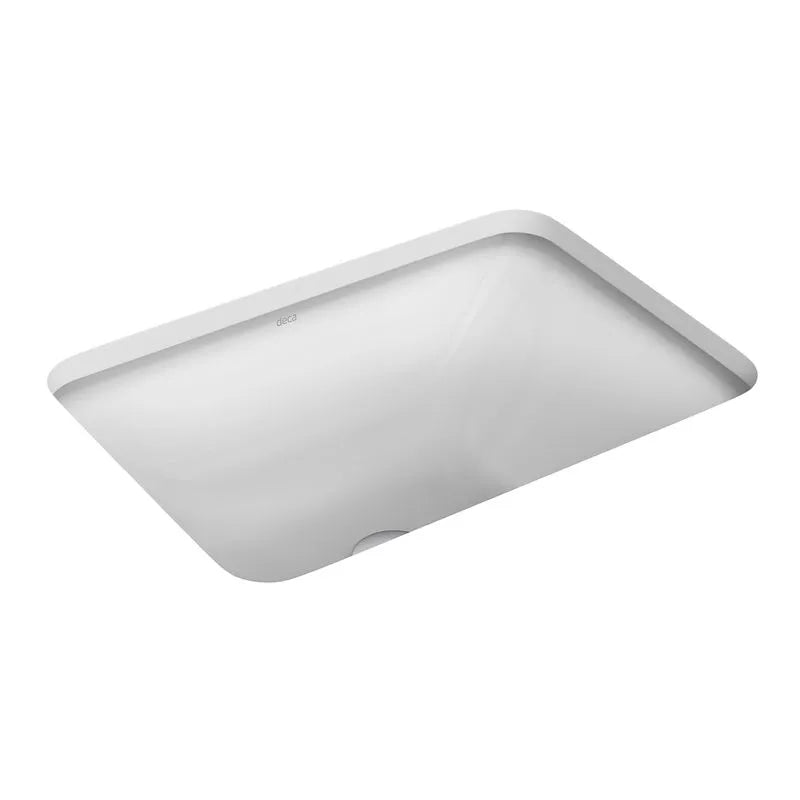 Cuba de Embutir Retangular Deca 35,5x48cm Branco Linha L