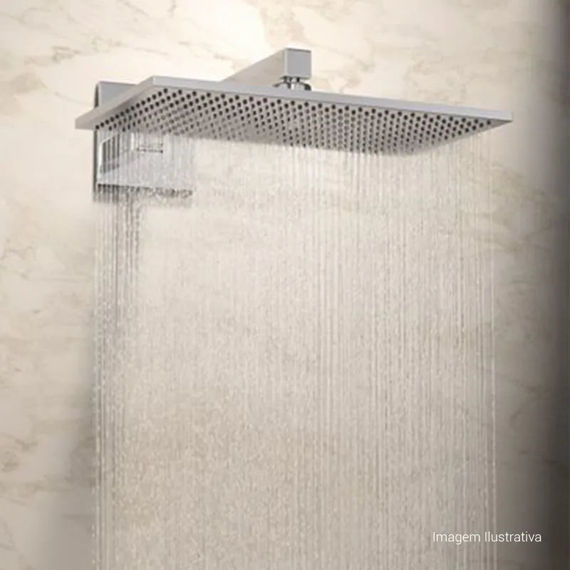 Chuveiro Deca de Parede com Tubo 40cm Unic Cromado